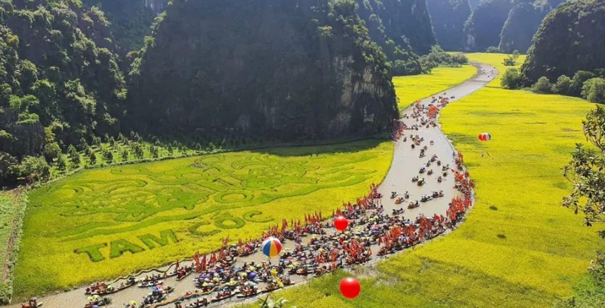 越南宁平省接待的国际游客数量达到近年来的最高增长,完成2024年全年目标的52%