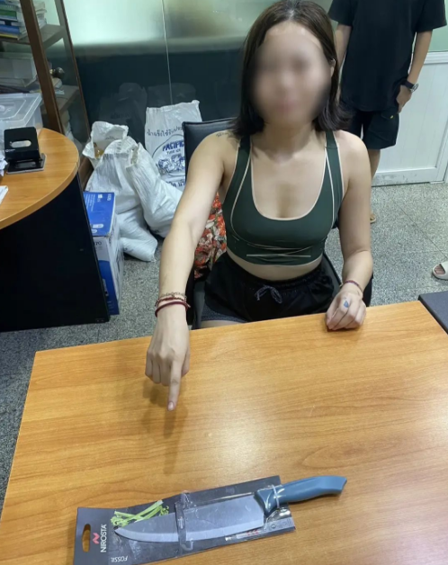 在泰一中国女子用刀自卫将中国的丈夫刺死,最终不治身亡