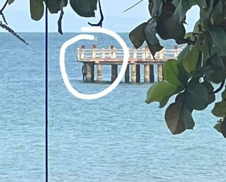 一名中国男子悬挂在西港独立海滩的码头上死亡！死状惨烈！