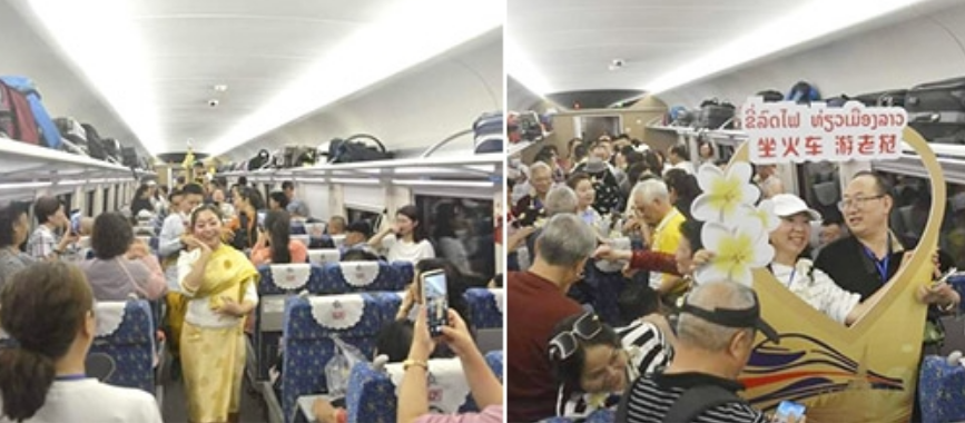 中国240名乘客已抵达老挝万象，受到老挝文旅部代表的热烈欢迎！