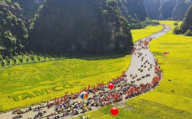 越南宁平省接待的国际游客数量达到近年来的最高增长，完成2024年全年目标的52%