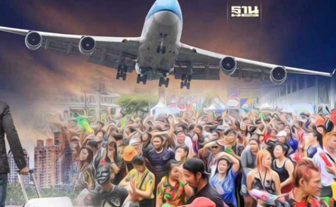 为刺激宋干泼水旅游各大航空公司增加了100多个航班!机票价格较新年期间降低了约3-14%