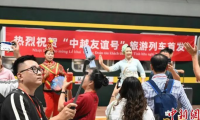 首发！170名越南游客乘坐“中越友谊号”旅游专列开启云南之旅！