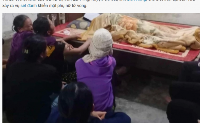 让雷劈了?越南刚刚发生雷击事件,造成一名女性死亡!