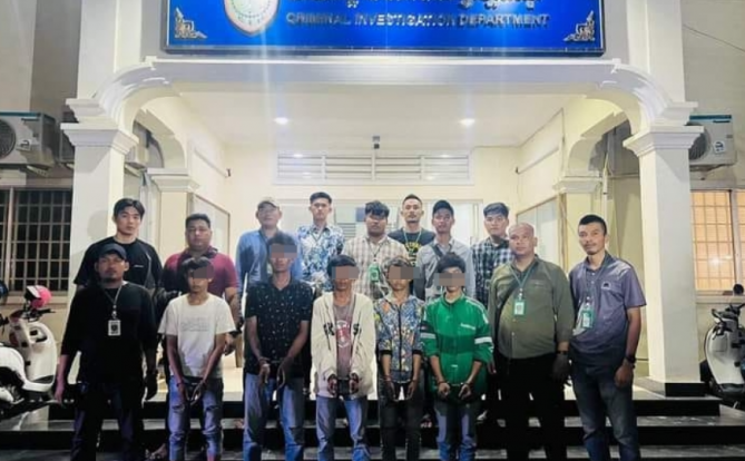 金边5名歹徒联手强奸了一名12岁女童，现已被警方拘留！