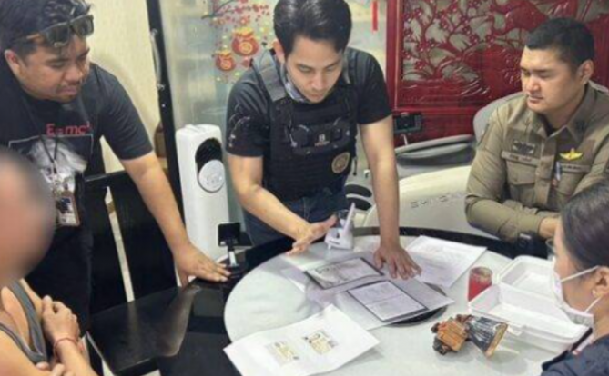 伪造护照的中国嫌疑人在泰国被捕，帮助同胞逃往国外！